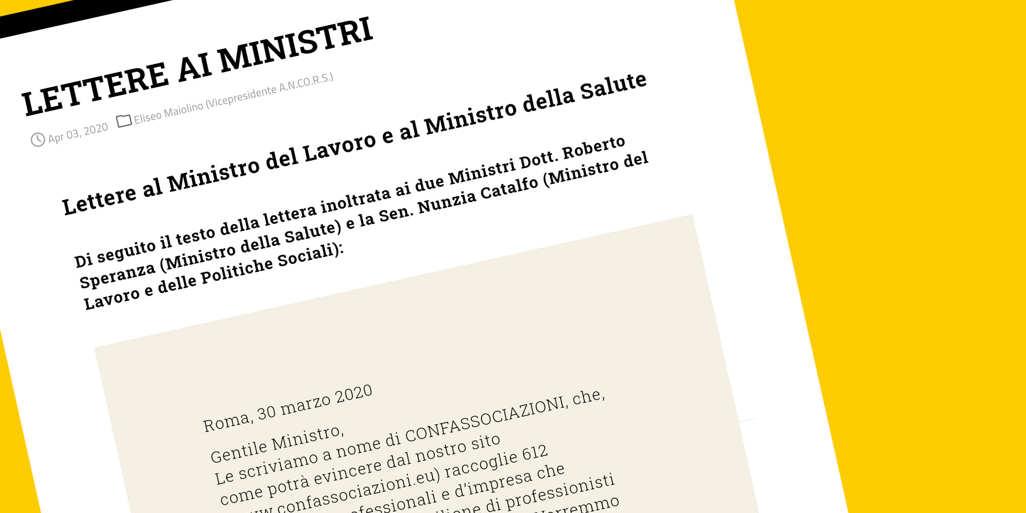 Lettere ai Ministri